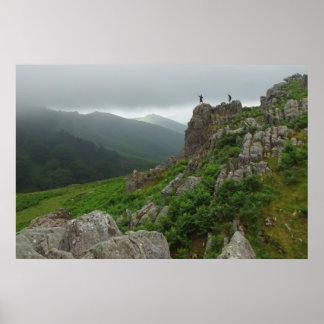 Wandern in den Pyrenäen Poster