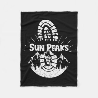 Wandern in den Sonnenstrahlen Urlaubsskifahren Fleecedecke