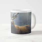 Wandern in der Natur: Majestic Deer Jumbo-Tasse (Vorderseite Rechts)