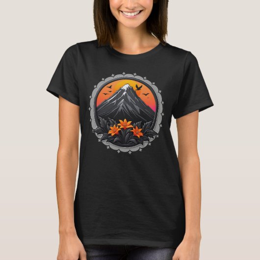 Wandern in die Berge Witzbergsteiger Klettertee T-Shirt (Vorderseite)