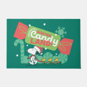 Wandern in einem winterlichen, feinen Land! Fußmatte (Vorderseite)