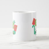 Wandern in einem winterlichen, feinen Land! Jumbo-Tasse (Vorderseite)