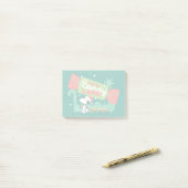 Wandern in einem winterlichen, feinen Land! Post-it Klebezettel (Auf Schreibtisch)