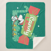 Wandern in einem winterlichen, feinen Land! Sherpadecke (Vorderseite)