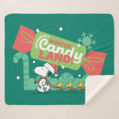 Wandern in einem winterlichen, feinen Land! Sherpadecke (Vorderseite (Horizontal))