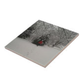 Wandern in einem Winterwunderland Fliese (Seite)