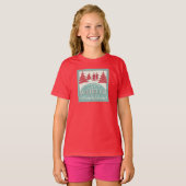 Wandern in einem Winterwunderland T-Shirt (Vorne ganz)