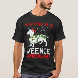 Wandern in einem Würstchen Wunderland Weihnachten T-Shirt