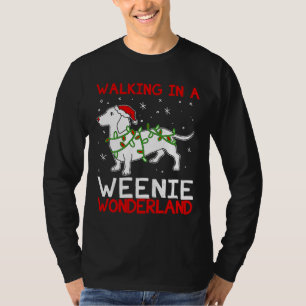 Wandern in einem Würstchen Wunderland Weihnachten T-Shirt