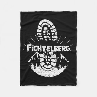 Wandern in Fichtelberg Deutschland Ferienwandern Fleecedecke
