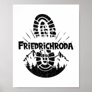 Wandern in Friedrichroda Deutschland Ausflugsziele Poster