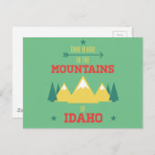 Wandern in Idaho Postkarte (Vorne/Hinten)