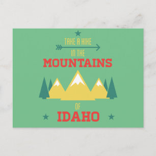 Wandern in Idaho Postkarte