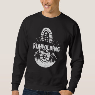 Wandern in Ruhpolding Deutschland Ausflugsfahrer Sweatshirt