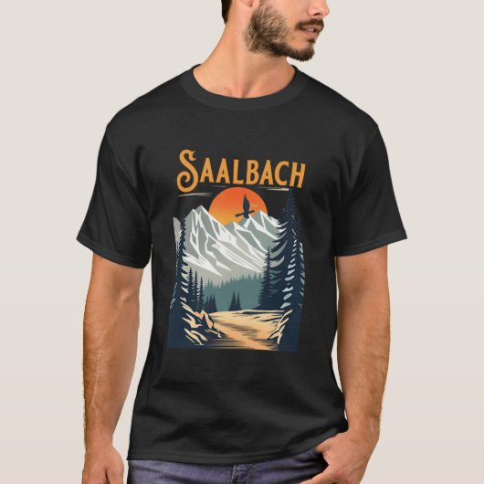 Wandern in Saalbach T-Shirt (Vorderseite)