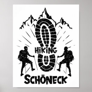 Wandern in Schöneck Deutschland Urlaub für Wandere Poster