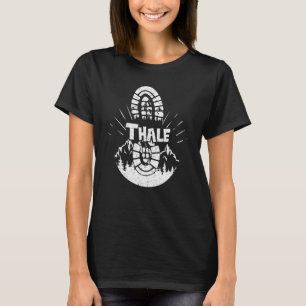 Wandern in Thale Deutschland Urlaub Wanderer T-Shirt