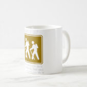 Wandern ist billiger als sonniges Wandern Kaffeetasse (VorderseiteRechts)