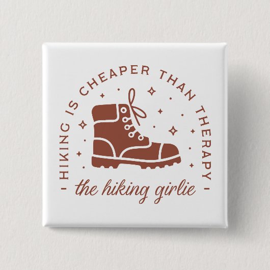 Wandern ist billiger als Wanderfreunde Button (Vorderseite)