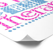 Wandern ist das beste Therapieangebot Poster (Ecke)