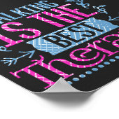 Wandern ist das beste Therapieangebot Poster (Ecke)