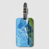 Wandern ist der beste Weg Gepäckanhänger (Vorderseite Vertikal)