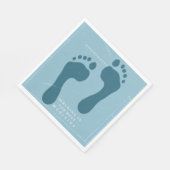 Wandern ist die beste Medizin, die Hippokrates zit Serviette (Ecke)