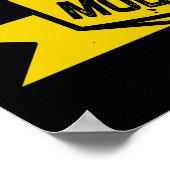 Wandern ist die beste moderne Übung Poster (Ecke)