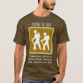 Wandern ist einfach T Shirt Funny Backpacking T-Sh (Vorderseite)