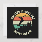 Wandern ist einfach zu Mainstream Einladung (Vorderseite)