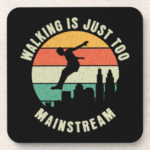Wandern ist einfach zu Mainstream Getränkeuntersetzer