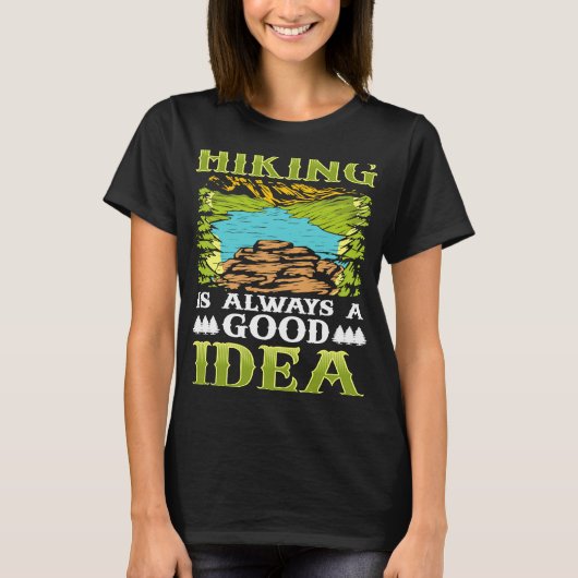 Wandern ist immer gut T-Shirt (Vorderseite)