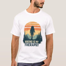 Wandern ist mein therapeutischer T - Shirt - Vinta