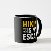 Wandern ist meine Escape-Tasse Tasse (VorderseiteRechts)