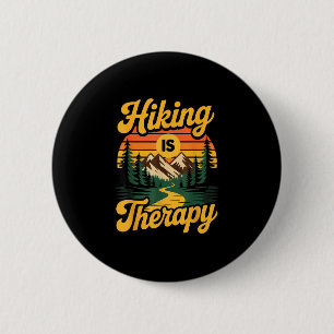 Wandern ist Therapie Button
