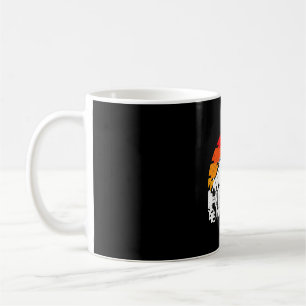 Wandern ist Therapie lustiges Wandern Camping Retr Kaffeetasse