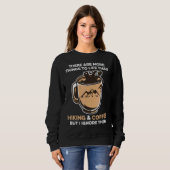 Wandern & Kaffee Sweatshirt (Vorne ganz)