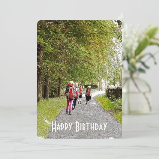 WANDERN KARTE (Stehend Vorderseite)