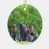 WANDERN KERAMIK ORNAMENT (Links)