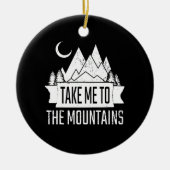 Wandern Keramik Ornament (Vorne)