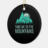 Wandern Keramik Ornament (Links)