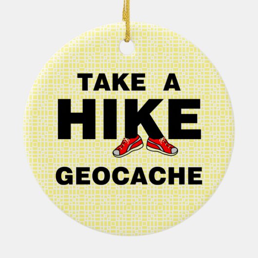 Wandern Keramik Ornament (Hinten)