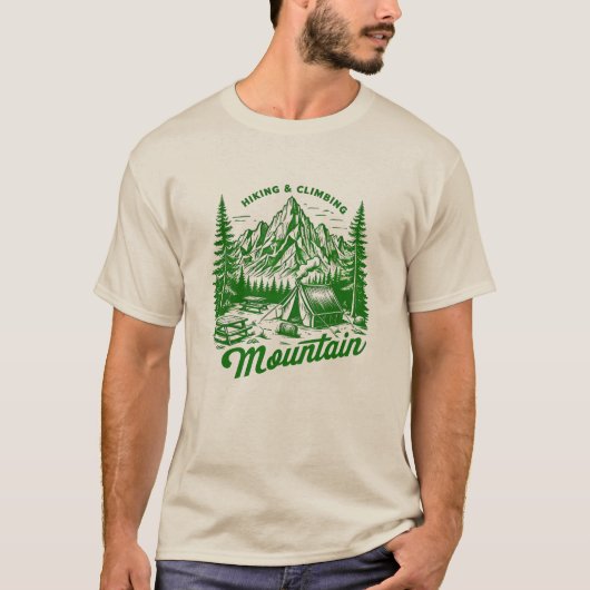 Wandern & Klettern T - Shirt (Vorderseite)