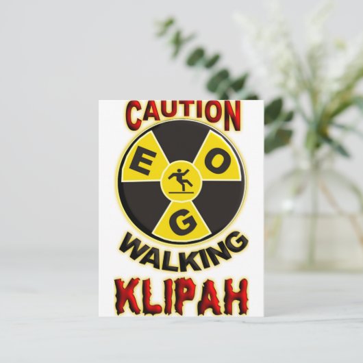 Wandern Klipah Postkarte (Stehend Vorderseite)