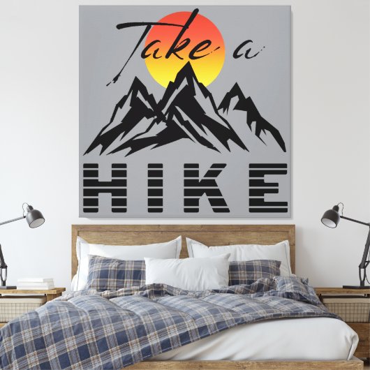 Wandern Leinwanddruck (Insitu (Schlafzimmer))