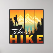 Wandern Leinwanddruck (Vorderseite)