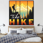 Wandern Leinwanddruck (Insitu (Schlafzimmer))