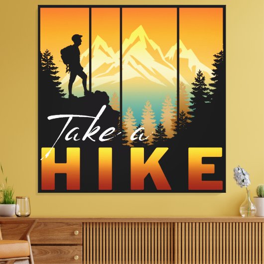 Wandern Leinwanddruck (Insitu (Wohnzimmer))