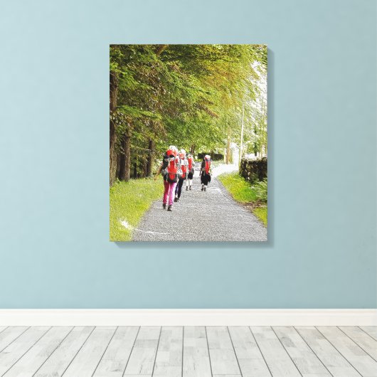 WANDERN LEINWANDDRUCK (Insitu (Holzboden))