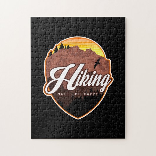 Wandern macht mich glücklich puzzle (Vertikal)